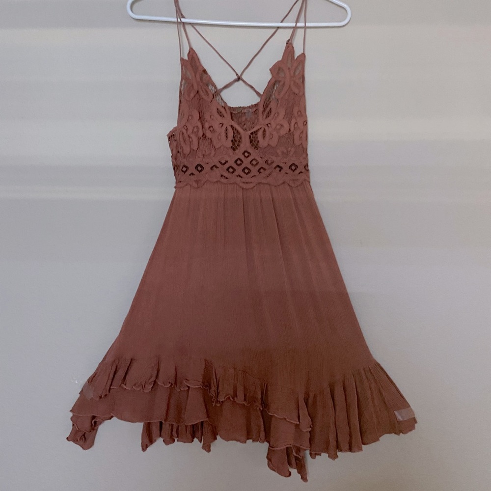 Free People Adella Slip Dress